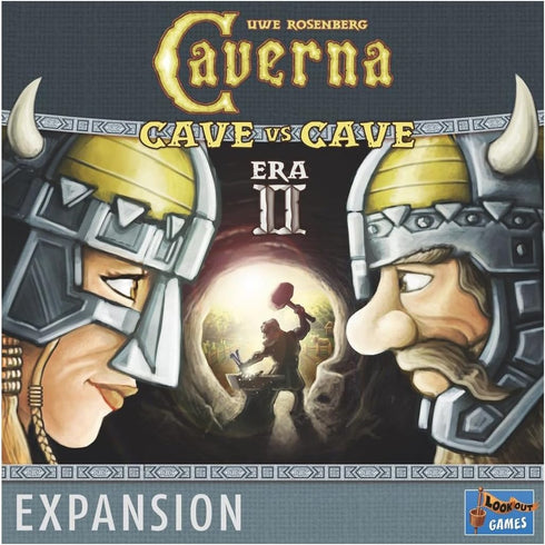 Games Caverna The Cave Farmers Cave vs. Cave Era II - The Iron Age Board Game Expansion for Adults and Kids, 1-2