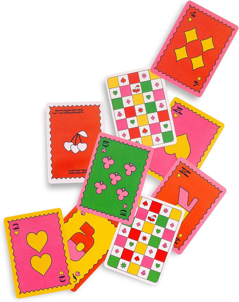 ban.do 52 Game On! Waterproof Playing Cards, Standard Deck of Cards, Waterproof Cards with Storage Case