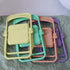 5Pcs Multicolour Mini Folding Back Small Chair, Dollhouse Miniature Plastic Furniture Accessories