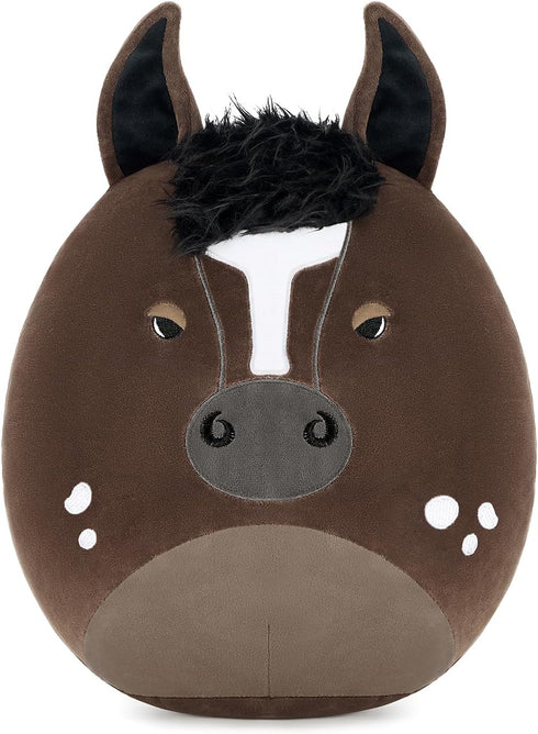 PEACH CAT Original Appaloosa Horse Stuffed Animal 12" Cute Horse Plush Soft