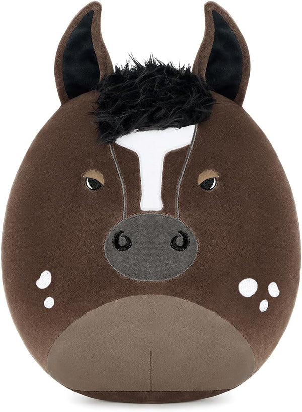 PEACH CAT Original Appaloosa Horse Stuffed Animal 12" Cute Horse Plush Soft