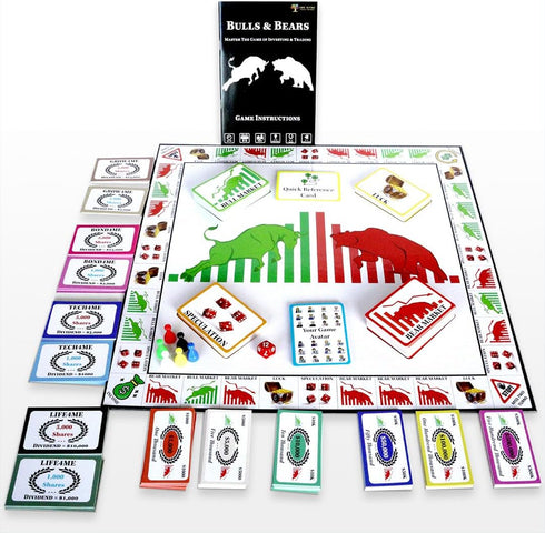 Life Sutra: Bulls & Bears - Easy-to-Play Financial Board Game for Ages 12+ | 2-6 Players