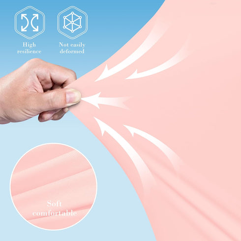 Cute Castle 57 Inch Cooling Cover Pregnancy Pillows, Soft U-Shape Maternity Pillow with Removable Cover - Full Body