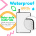 Toolik Baby Diaper Changing Pad - Extra Large Waterproof Mat for Stroller or Diaper Bag, Black