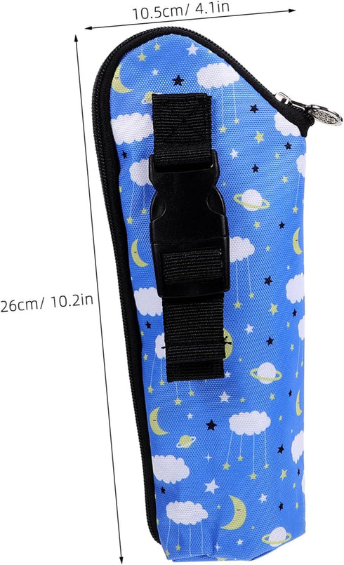 LIOOBO 2Pcs Insulated Bottle Carrier Bags for Travel Lightweight Milk Bottle Pouch with Spacious Compartment
