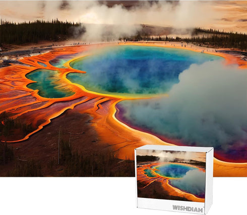 Yellowstone National Park Puzzle for Adults: 1000 Pieces Nature Jigsaw Puzzles for Family