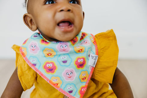 Copper Pearl Baby Bandana Bibs - 4 Pack Soft Cotton Bibs for Drooling & Teething, Adjustable Fit, Many Styles