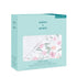 Set, aden + anais Muslin Backed Hooded Towel Ma Fleur