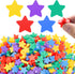 Chuangdi 500 Pcs Star Erasers Bulk Mini Erasers for Kids School Awards, Colorful Fun Erasers for Party Favors