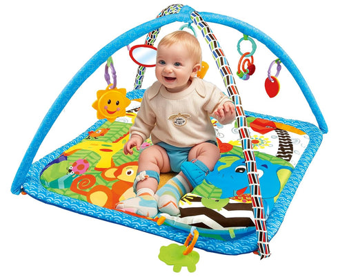 SHINING CROWN By EMILYSTORES Baby Gyms Play Mats Toddler Fold Acctivity Gyms Play Mat Colorful Baby Pad with Animal