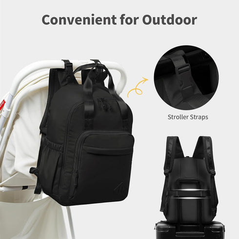 Backpack Backpack CEI-CEI Diaper Bag Large Baby Diaper Bag Water-resistant Travel Diaper for Boys Girls Newborn