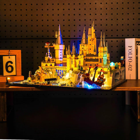 VONADO Light for Lego Hogwarts Castle 76419 - Music Version Creative Lighting Set Accessories for Fans