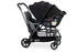 Joovy Caboose S Car Seat Adapter, Compatible with Caboose S & Caboose RS Strollers, Works with Select Britax/BOB B-Safe