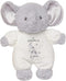 Baby Starters Little Me Plush Elephant Rattle with Welcome to The World Embroidery, 9 Inch (White).