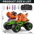 2.4Ghz 3 4 5 6 7 8 Bennol Remote Control Dinosaur Car for Boys Kids, RC Dinosaur Truck Toys for Toddlers, Electric
