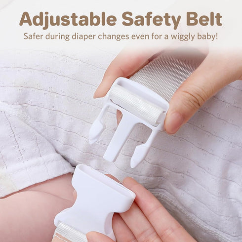 Wipe-Clean Baby Diaper Changing Pad Waterproof & Wipeable Teddy Bear Easy to Clean, Soft EVA Foam Changer Pads
