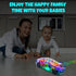 Light Up Transparent Car Toy - Interactive Electric Car Toy for Kids with Music, LED, and Colorful Moving Gears