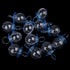 Milageto Pack 12 of Fillable Candy Bottles Pacifier Shaped Baby Favors Blue/Pink, Blue
