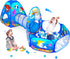 3PC Kids Ball Pits for Toddlers with Kids Play Tent, Kids Tunnel for Baby, Children Pop Up Indoor/Outdoor Playhouse Toy