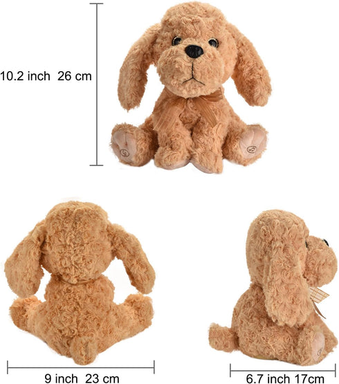 8 3 4 5 6 (10.2' Interactive Singing Plush Toy - Dog Stuffed Animals Record & Repeats What You Say, Songs, Head & Ear