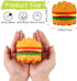 Anboor Pop Fidget Toys, 3D Silicone Hambergur Push Bubbles Sensory Toy for Kids Adults, Anxiety Stress Relief