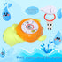 Backstroke Sea Turtle Baby Bath Thermometer,The Infant Baby Bath Floating Toy Safety Temperature Water Thermometer, BPA