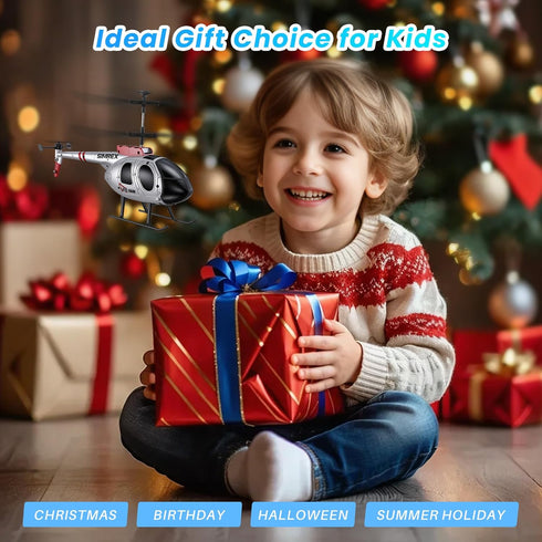 2 Speeds,2 SIMREX RC Helicopter,Remote Control Helicopter Toy for Kids & Beginners, Altitude Hold, Batteries, Gift