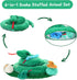 Muiteiur Giant 6 Piece Snake Stuffed Animal - 55 inch Mommy Snake with 3 Baby Snakes & 2 Eggs, Green Plush Toy