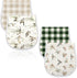 Hahafelt 4 Pcs Mallard Duck Baby Burp Cloths 100% Cotton Absorbent & Soft