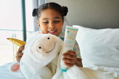 Earth Baby Moisturizing Lotion+ - Hypoallergenic for Sensitive Skin, 3.8 Fl Oz