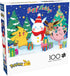 Buffalo Games 100 Piece Jigsaw Puzzle - Pokémon Pikachu Snowman - Perfect for Game Nights - Finished Size 15.00 x 11.00