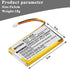 Batmax SP803048 DXR-8 Li-ion Battery Replacement for Infant Optics Video Baby Monitor Rechargeable