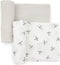 Little Unicorn 100% Certified Natural Organic Cotton Muslin Swaddle Blanket 2 Pack