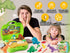 Dinosaur Color Dough Toys, 37 PCS Dino Theme Color Tools and Molds Accessories for Boys Girls Christmas Party Gift