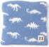 L+L USA Dinosaur T-Rex Baby Blanket 28"x40" - DreamSoft Knit Throw for