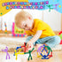 10Pcs 4-8, Magnetic Toddlers Sensory Toys, Road Trip Car Airplane Travel Activities Essentials Toy for Kids Ages Fidget