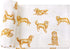 LifeTree Baby Swaddle Blankets with Golden Retriever Dog, 70% Viscose Bamboo and 30% Cotton, 47" x 47"
