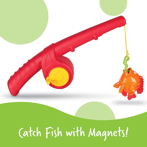 Learning Resources Pretend & Play Fishing Set - 11 Pieces for Ages 3+, Toddler Toys