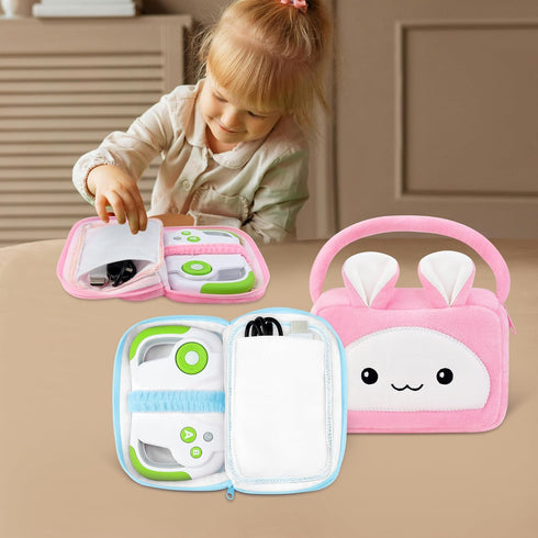 Carrying Case for Leapfrog LeapLand Adventures Learning Video Game, Pink