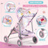 Set 12.5" 2 Sets 20 3, 4, 5, 6 YIYBM Baby Doll Stroller Play with Baby Doll,Dining Chair, Clothes and PCS Doll