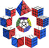 STEAM Life Speed Cube Set 10 Pack, Variety of Shapes & Difficulty