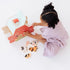6 2 3 4 Pearhead Farm Animal Shape Sorter Wooden Barn with Chunky Animal Blocks, FSC-Certified, Flip-Up Roof & Carrying