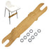 K&G foot rest High Chair Footrest, Adjustable Non-Slip Natural Wooden Foot Rest for Baby HighChair