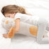 Queekay Giant Dog Stuffed Animal Plush Toy, Body Hugging Pillow for Birthday Gifts (Beige, 23.6 Inch)