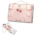PaChyLuu Portable Baby Changing Pad - Pink Bows Waterproof Diaper Changing Mats for Baby Boys Girls, Lightweight