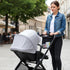 Larrel Universal Stroller Organizer, Stroller Mesh Cargo Net with Non-Slip Adjustable Strap, Diaper Caddy Organizer