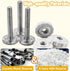 Universal Baby Gate Threaded Spindle Rod - M8 (8mm) Replacement Bolt Part for Baby & Pet Safety Gates, 4Pcs