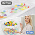 6 Bath Toy Storage Organizer for Bathtub Large Mesh Bath Toy Holder & Bath Toy Net, Corner Bathtub Toy Storage Bag