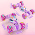 ZHYLLO 6-8-12, 2.4Ghz 4WD 6 7 8 9 10 11 12+ Unicorn Remote Control Car for Girls Age Pink RC Gesture Sensing Stunt