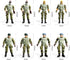 HOSPONY 58-in-1 4-7 6-8 8-12, Army Men Toys for Boys Military Truck/Helicopter/Kayak Boat/Motorcycle/Army Men Action